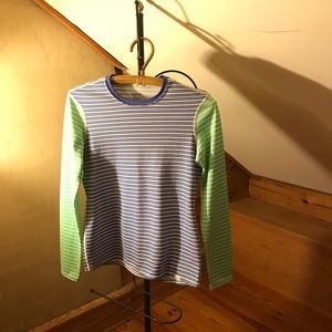 Patagonia Green Blue Thermal Long Sleeve Top, EUC, S